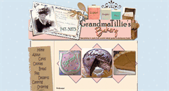 Desktop Screenshot of grandmatilliesbakery.com