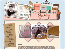 Tablet Screenshot of grandmatilliesbakery.com